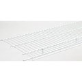 Closetmaid Wire Shelf, 80 lb, 1Level, 12 in L, 96 in W, Steel, White 1078